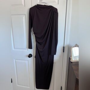 Primark Elegant Black Long Sleeve Dress
